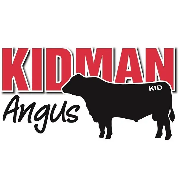Kidman Angus logo featured with testimonial praising Brett Tindal’s livestock and agriculture marketing expertise.